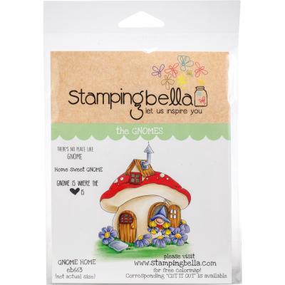 Stamping Bella Cling Stamps - Gnome Home